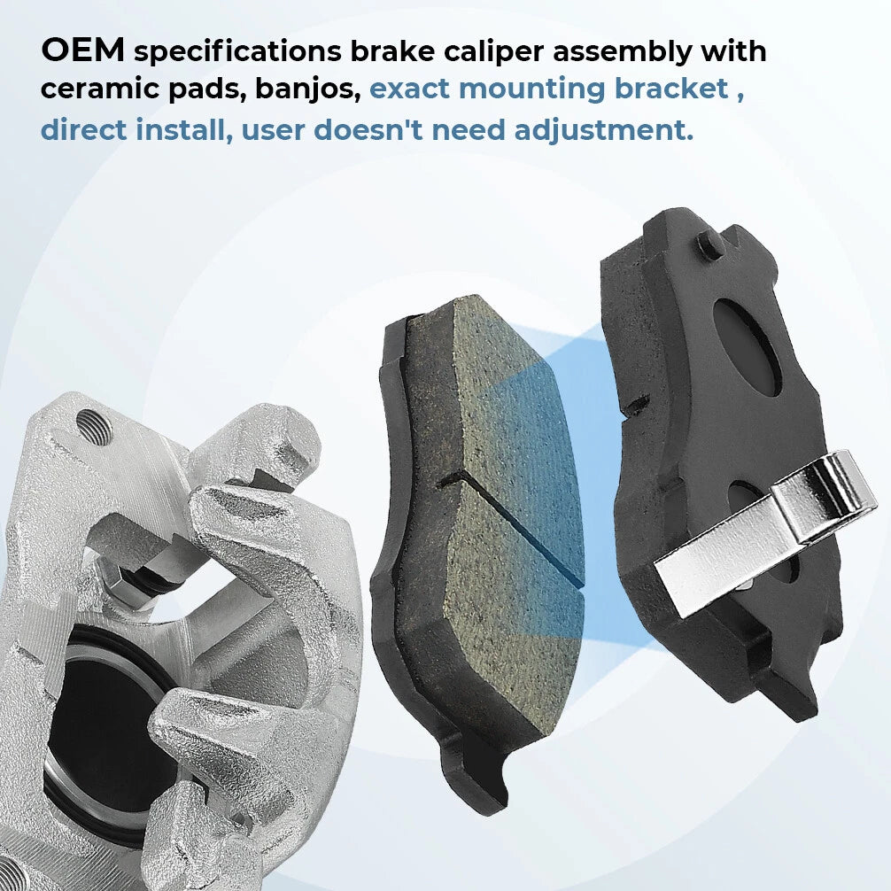 Front Left Brake Caliper for Honda Pioneer 500 700 (2014–2023)