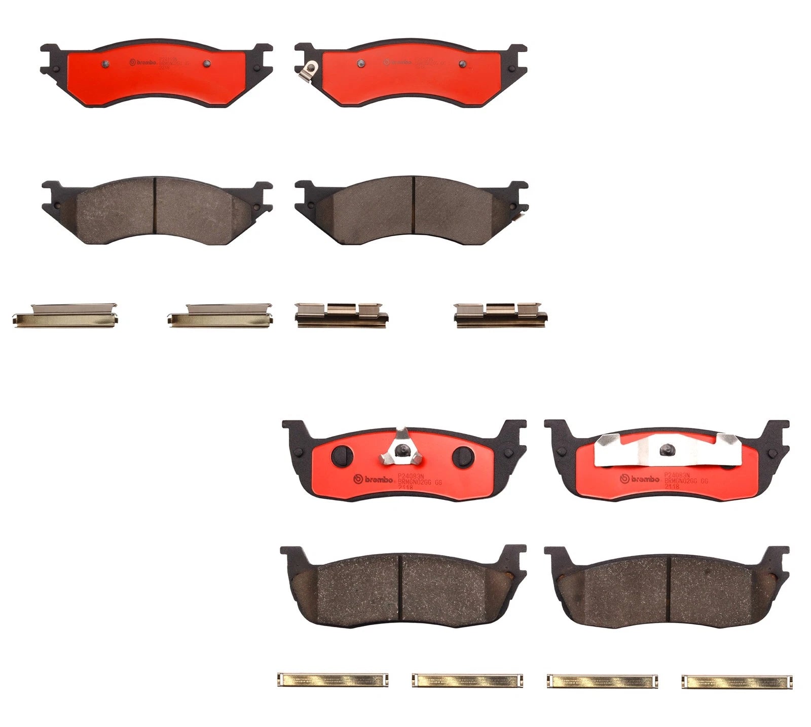 Brembo Ceramic Brake Pads Kit for Ford F-Series, Lincoln Navigator