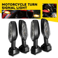 Set of 4 Front Amber Turn Signal Lamps for Kawasaki Z650 Z750 Z800 Z900