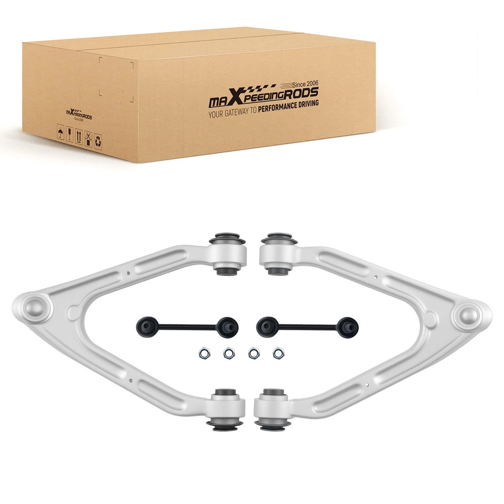 4x Front Upper Control Arms Sway Bar Kit for Hummer H3 (2006–2010)