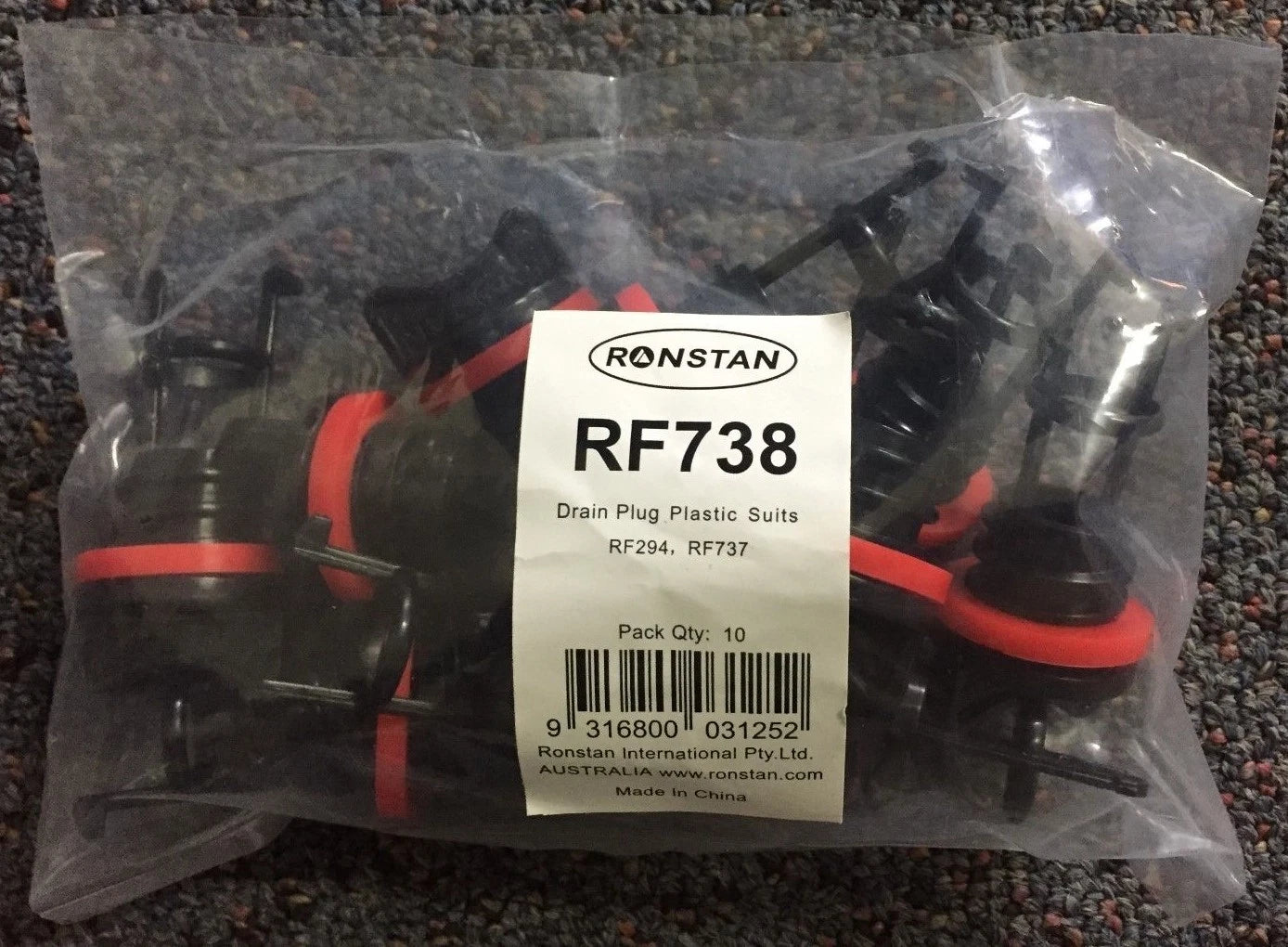 10X Ronstan RF738 Drain Plug for RF294 RF737