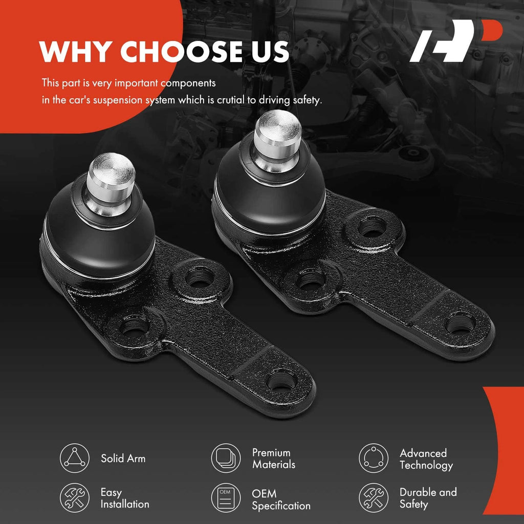 2X Front Lower Side Ball Joint Kit for Ford Focus (2004-2011)