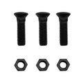 3X Plow Bolt and Nut for Blades/Cutting Edges 5/8-11x2 1/4 Grade 8