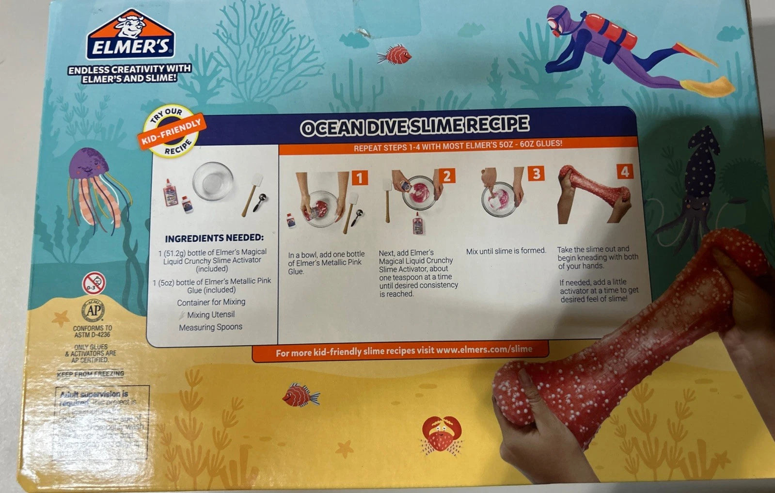 9ct Ocean Dive Slime Kit for Kids Activity Set