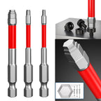 Screwdriver Bits Set of 2 Hex Shank 65mm 100mm for Manual Drills