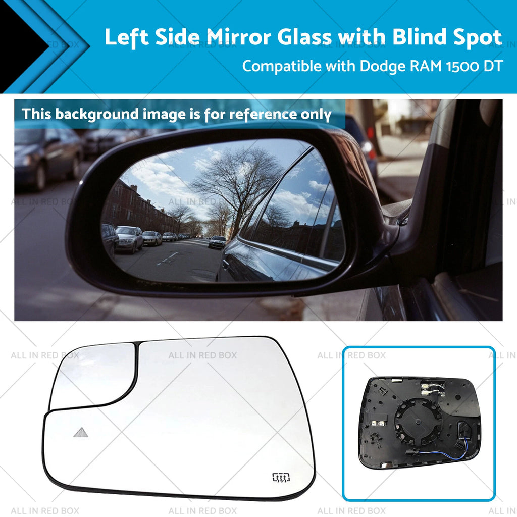 Mirror Glass with Blind Spot for Dodge RAM 1500 DT (2019–2022)