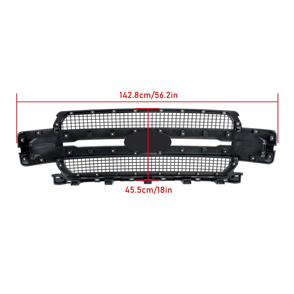Front Grille for Ford F-150 F150 (2018–2020) JL3Z-8200-MB Platinum Chrome