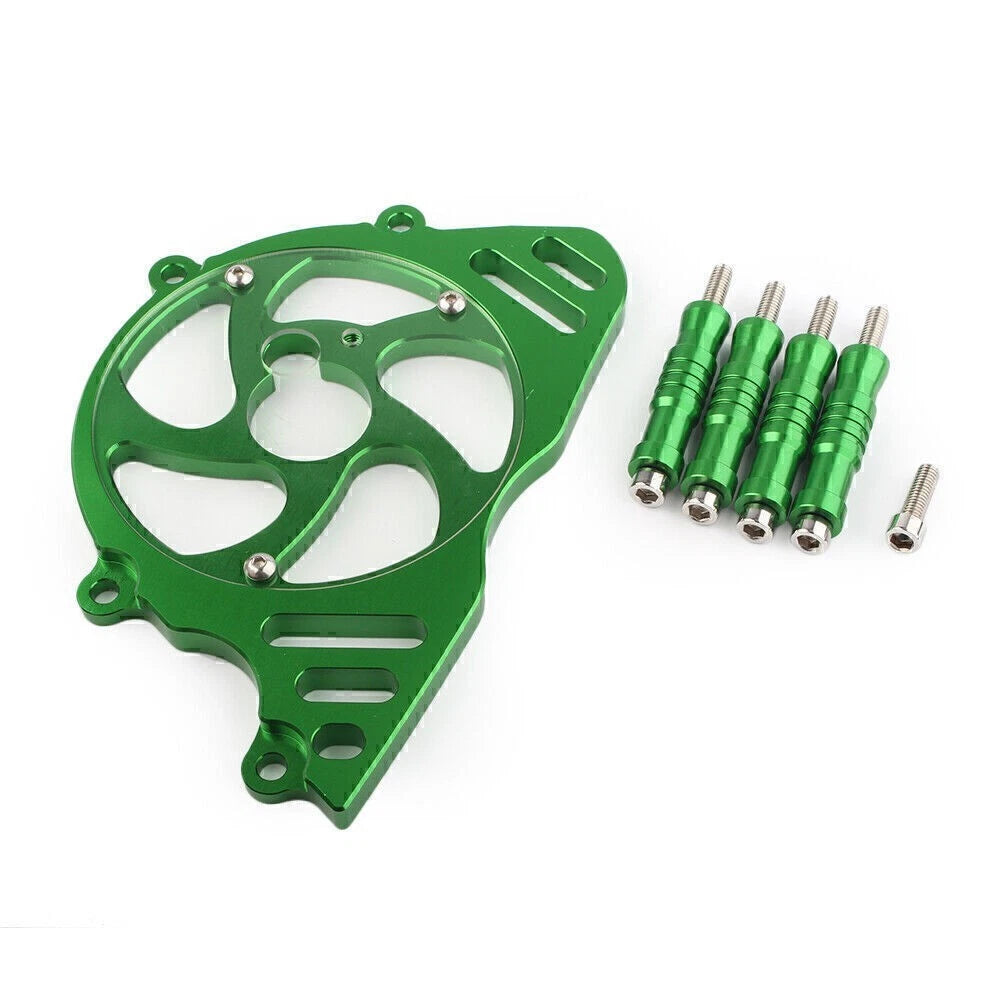 CNC Front Sprocket Chain Guard Cover for Kawasaki Z1000 (2010–2017) Green