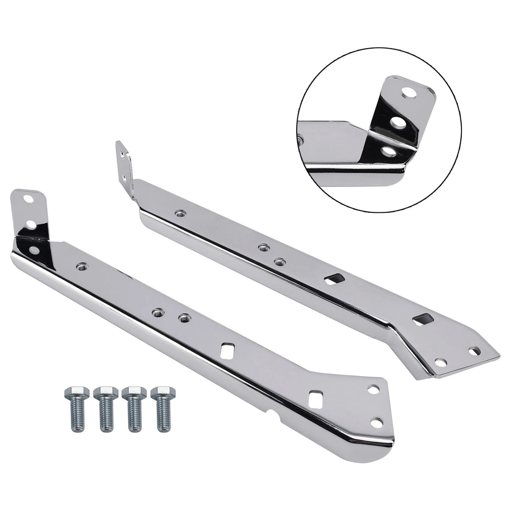 Pair Saddlebag Rail Support Holder 90718-79C for Harley Touring Road Glide (1985–2008)