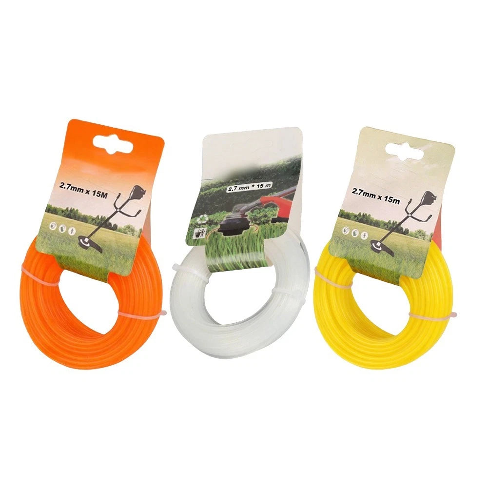 Heavy Duty String Trimmer Line 49ft Nylon for Commercial Lawn Mowers