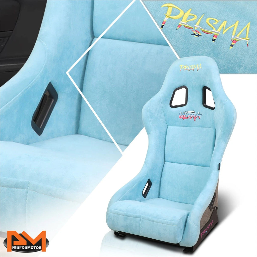 NRG FRP-303TL-ULTRA Alcantara Racing Bucket Seat for Universal Fit (RHD)