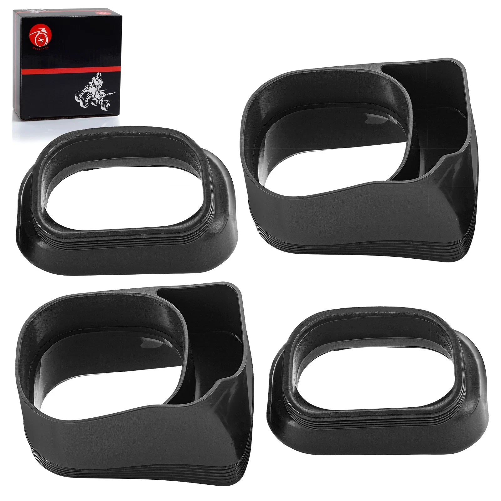 Ram Air Intake Duct Rubber Boots for Suzuki GSXR 600 & 750 (1997-2000)