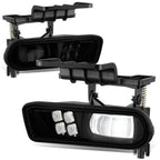 2X Black Smoked Projector Full LED Fog Lights for Silverado Suburban Tahoe (1999–2006)