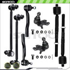 Front Lower Tie Rod End Ball Joint Suspension Kit for Toyota Sienna (2004–2010)