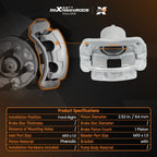 1x Brake Caliper Front Right for Hyundai Santa Fe (2010–2012) / Kia Sorento (2011–2013)