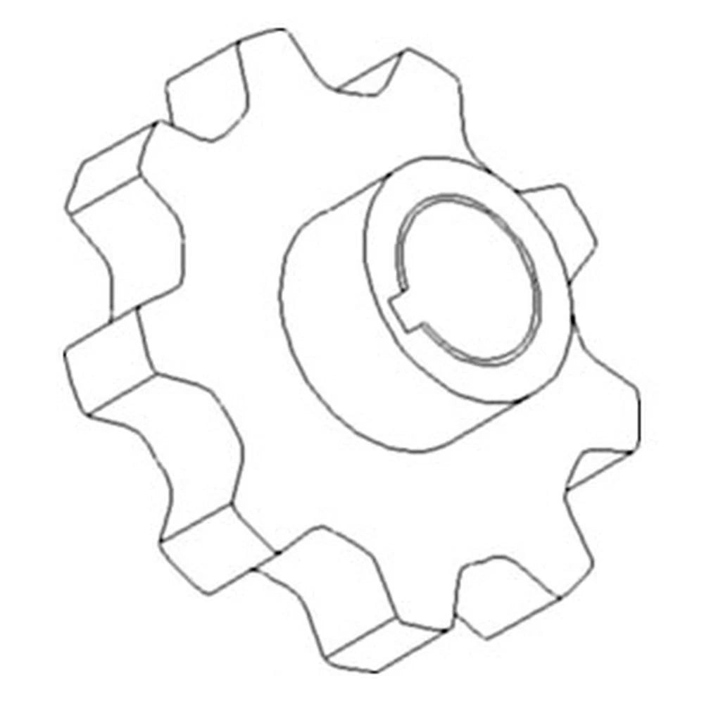 Head Sprocket for Case-IH Combine (87283438)