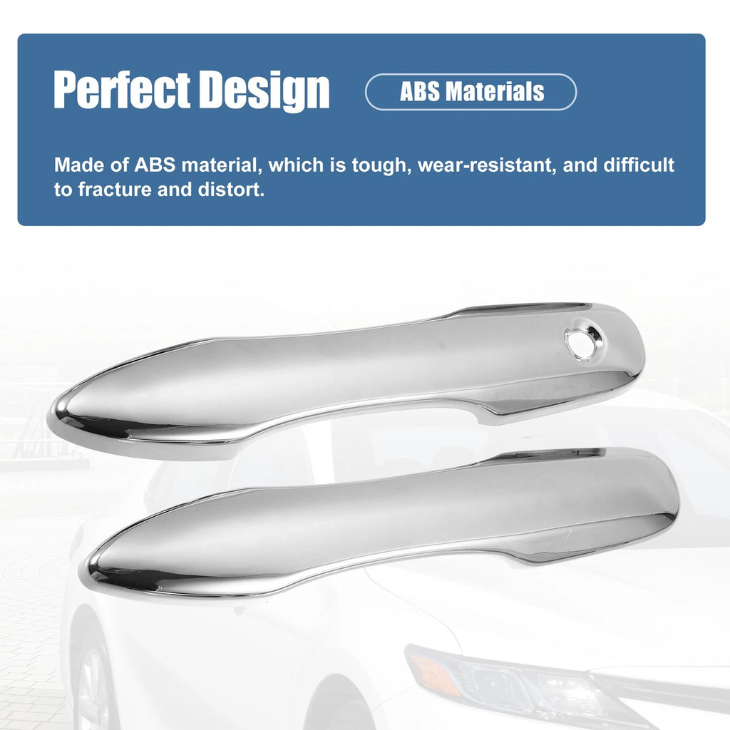 Set of 4 Door Handle Covers for Toyota Camry (2018–2023) Chrome