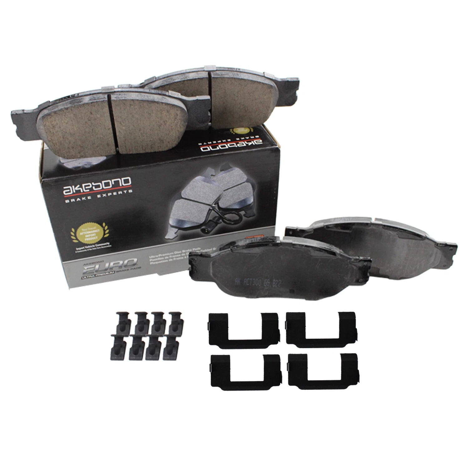 Akebono Front Ceramic Brake Pads for Jaguar S-Type, Ford Thunderbird, Lincoln LS (2000–2008)