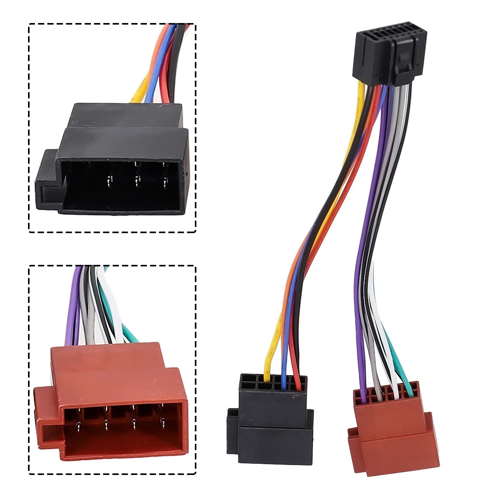 16 Pin ISO Standard Harness Connector for Audio Radio Stereo