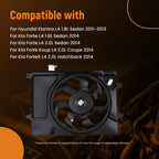 Cooling System Fan for Kia Forte Sedan/Koup 2.0L (2014) 253803X000 622580