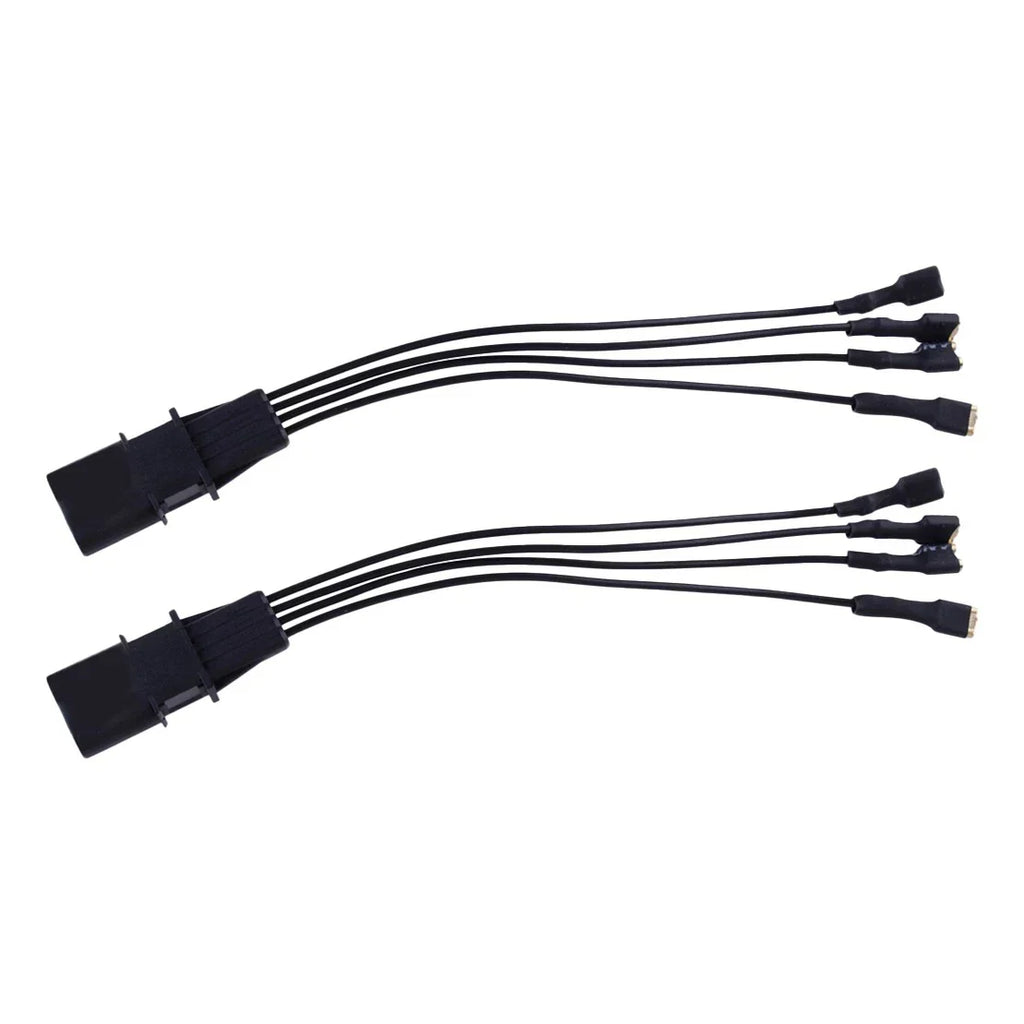 2 x 4-Pin Exterior Mirror Heater Function Plug Cable for BMW E90 F10 X5 X6