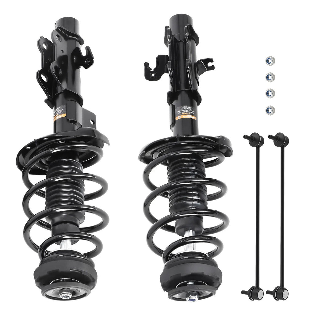 Set of 4 Front Struts w/ Sway Bar Assembly for Chevrolet Camaro (2013–2015)