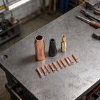 MIG Torch Nozzle Tip Kit for Weld Pak 100/100HD/140HD/175HD (Copper Alloy)