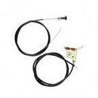 Throttle Cable Kit with Choke for Exmark Lazer Z (1-633696, 1-603336)