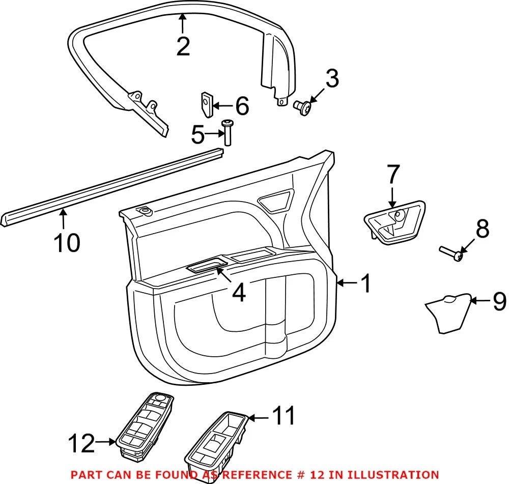 Master Window Switch for Dodge Journey (2011–2016) OEM