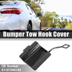 Tow Eye Hook Cover Cap for BMW 550i (2011–2013) - Black