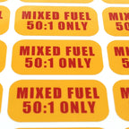 Mixed Fuel Sticker 50:1 for All Models