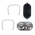 Set of 4 Master Cylinder Covers for Chevrolet Corvette (1967–1982)