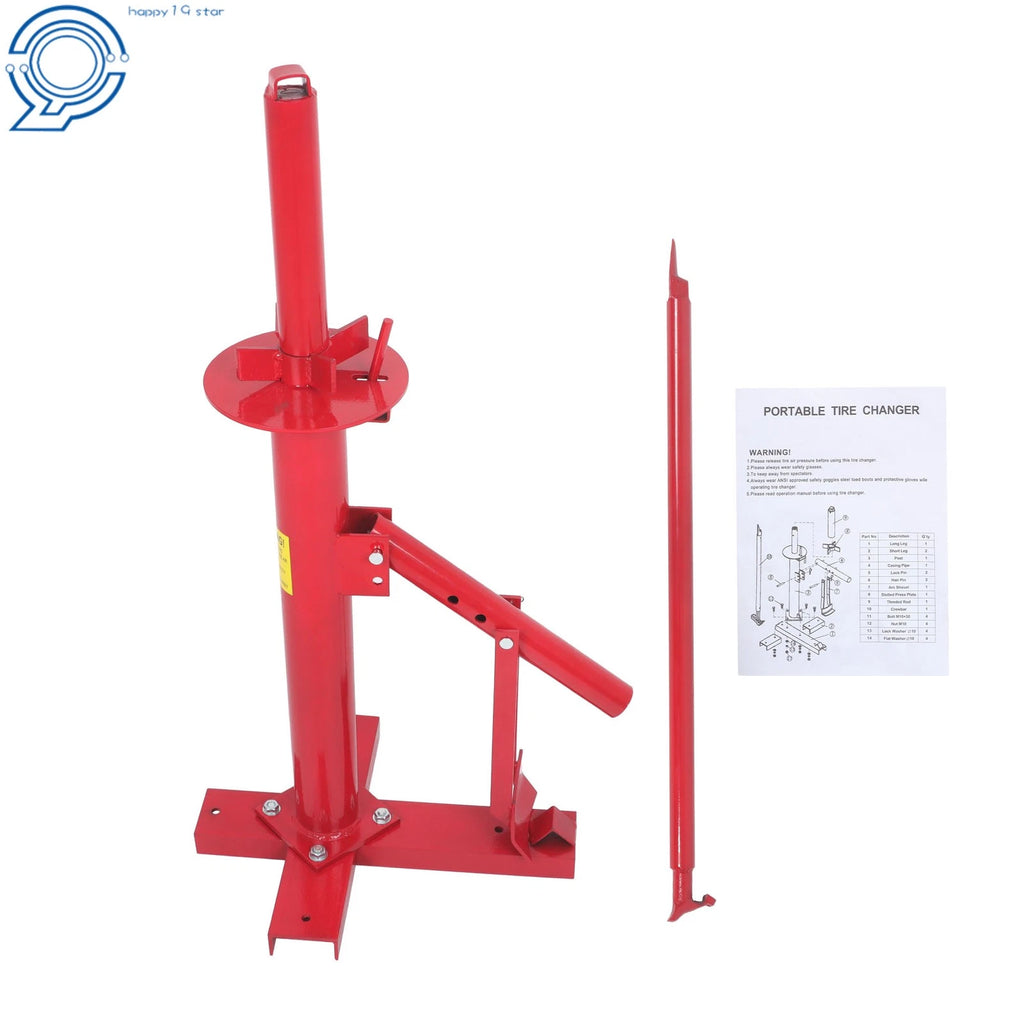 Manual Tire Changer for 8 to 16 Inch Tires (Portable)