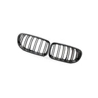 Carbon Gloss Black Double Line Grille for BMW 3 E90 E91 (2009–2012)