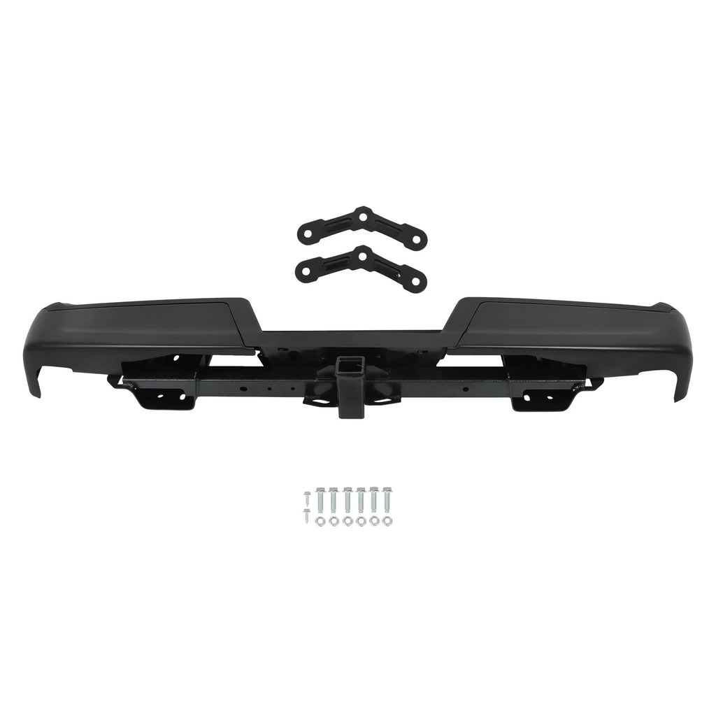 Rear Bumper Assembly for Ford F-150 (2021–2023) Black Without Sensor Holes