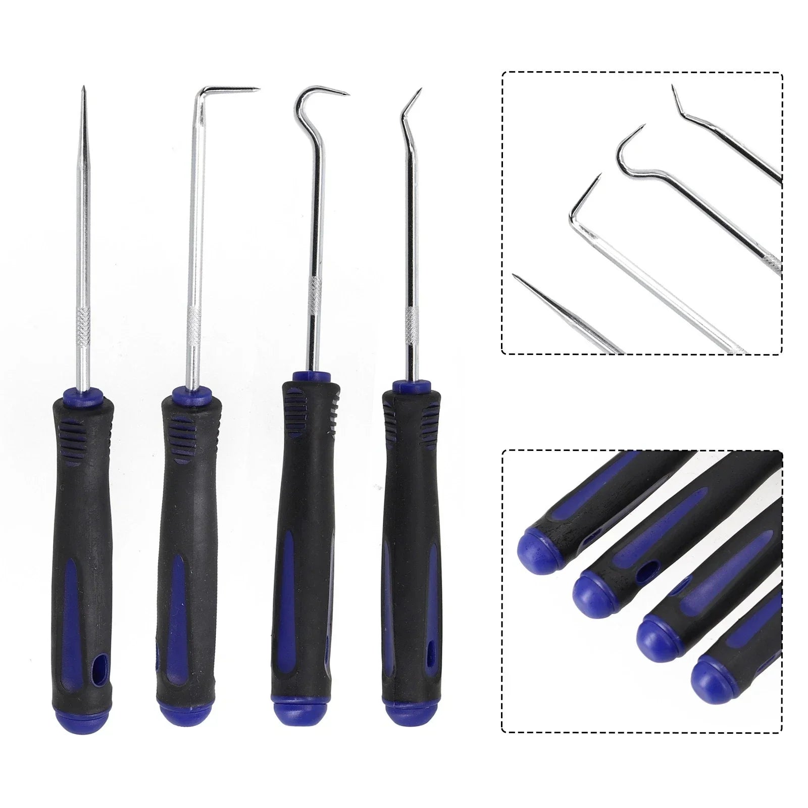 4 x Hook and Pick Tools for Car Auto Oil Seal O-Ring Seal Gasket Removal