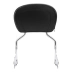 Chrome Backrest Pad Sissy Bar for Harley Road King Glide (1997-2008)