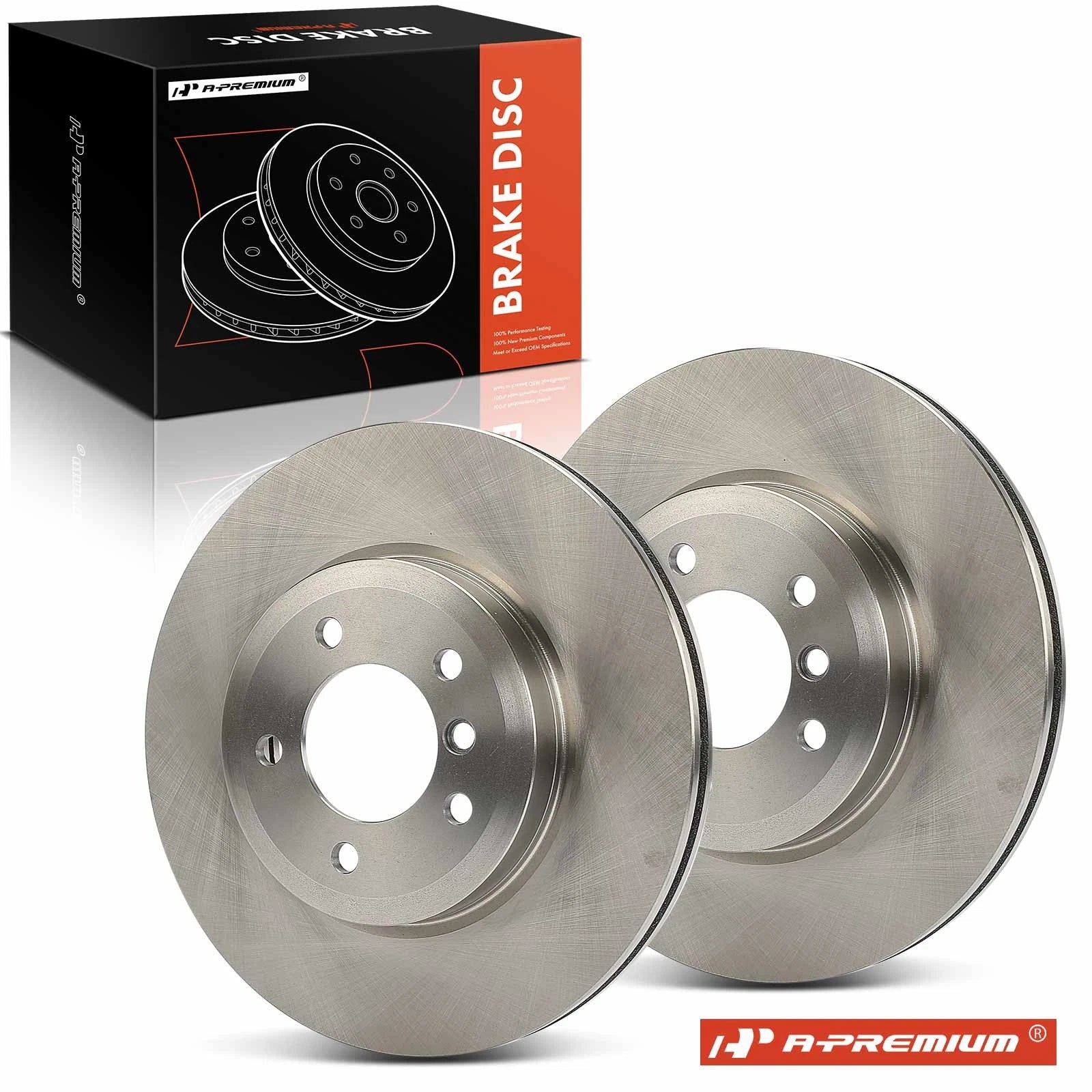 2Pcs Front Disc Brake Rotors for BMW 330Ci 330xi 330i (2001–2006)