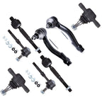 Set of 8 Front Ball Joints Sway Bar Tie Rods for Hyundai Sonata (2002–2005)