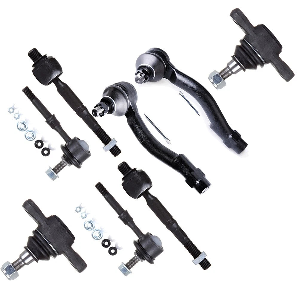 Set of 8 Front Ball Joints Sway Bar Tie Rods for Hyundai Sonata (2002–2005)