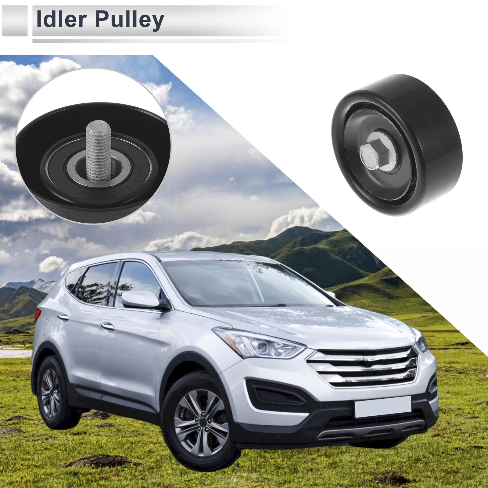 Drive Belt Idler Pulley for Kia Sportage (2011–2016) No. 2528725000