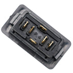 1x Car Power Switch Button With Green Light 6-Pin 12/24V&20A&ON/OFF for Car