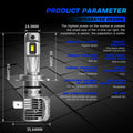 2X H7 LED Headlight Conversion Kit Bulbs for