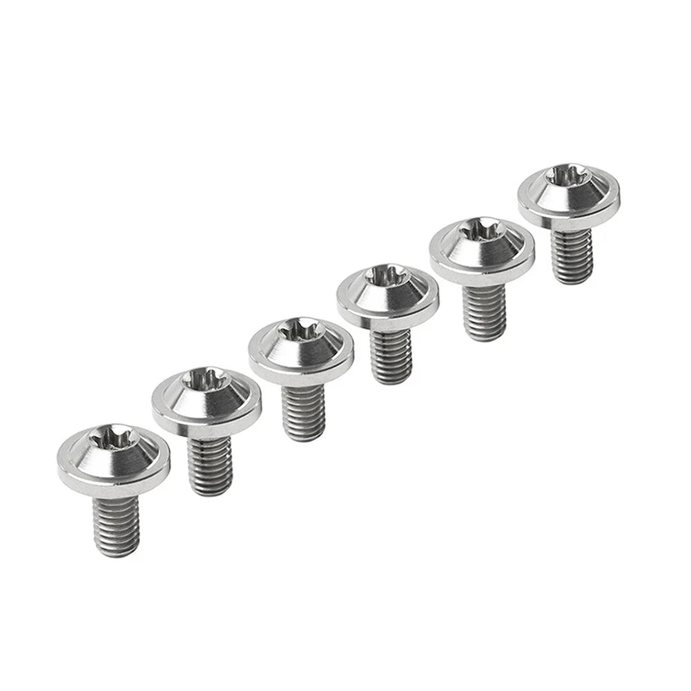 6 x M6x15mm Alloy Torx Head Screws for Titan Motorcycle Bike