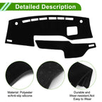Dashboard Cover Mat for Suzuki Solio (2021–2024) - Black, Set of 1