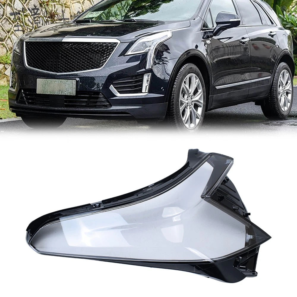 Left Headlight Lens Cover for Cadillac XT5 (2016–2020)