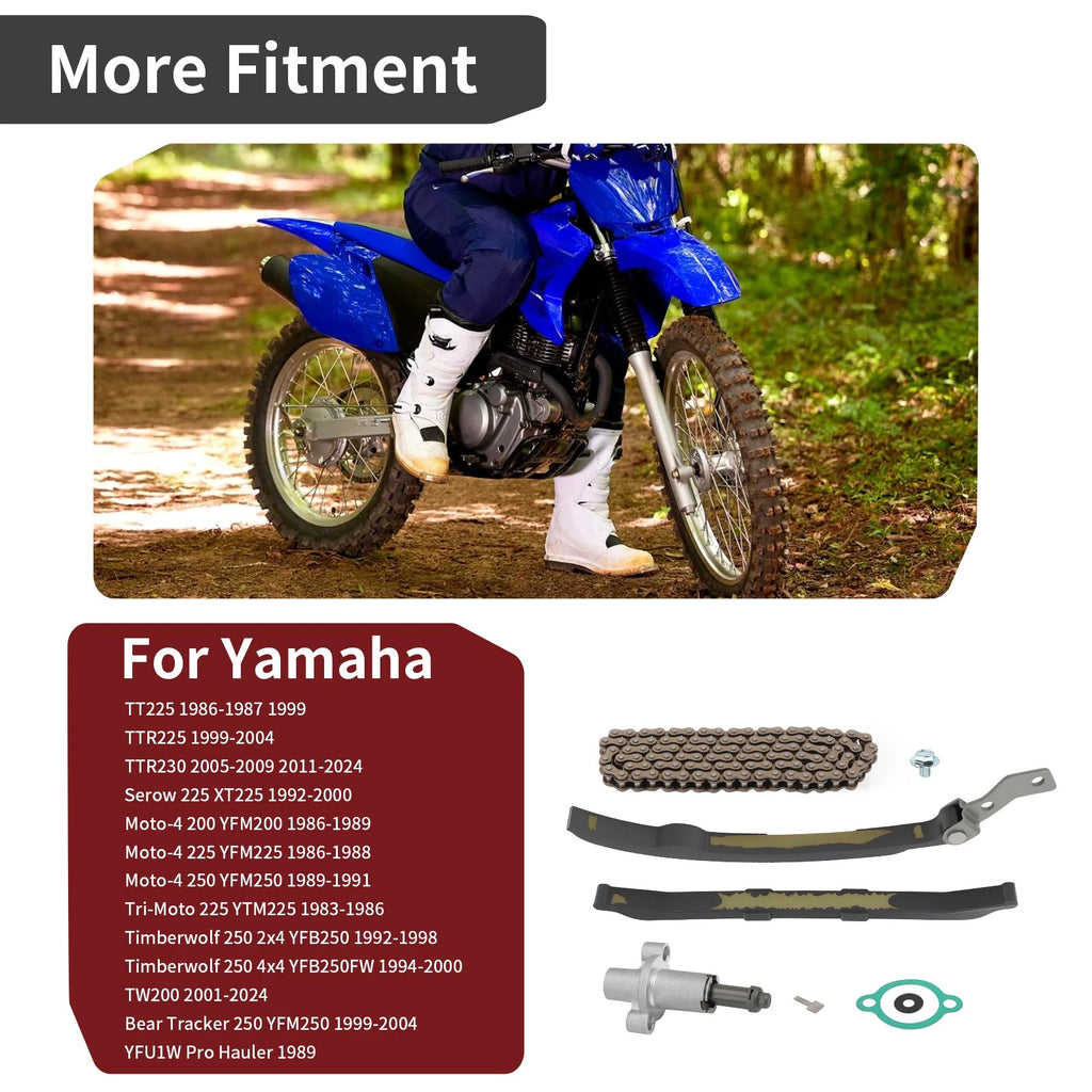 Cam Chain Tensioner Guide Kit for Yamaha Serow 225 XT225 (1992–2000)