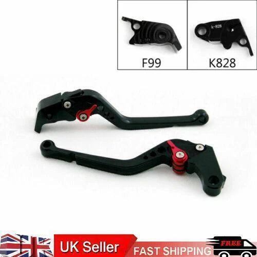 Long Brake Clutch Levers for Kawasaki ZX10R/RR/KRT (2016–2017) Black T9