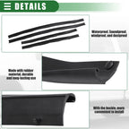 Set of 2 Front Rear Lower Door Weatherstrip for Ford F250 F350 (1999–2007) F81Z-2520758-AA