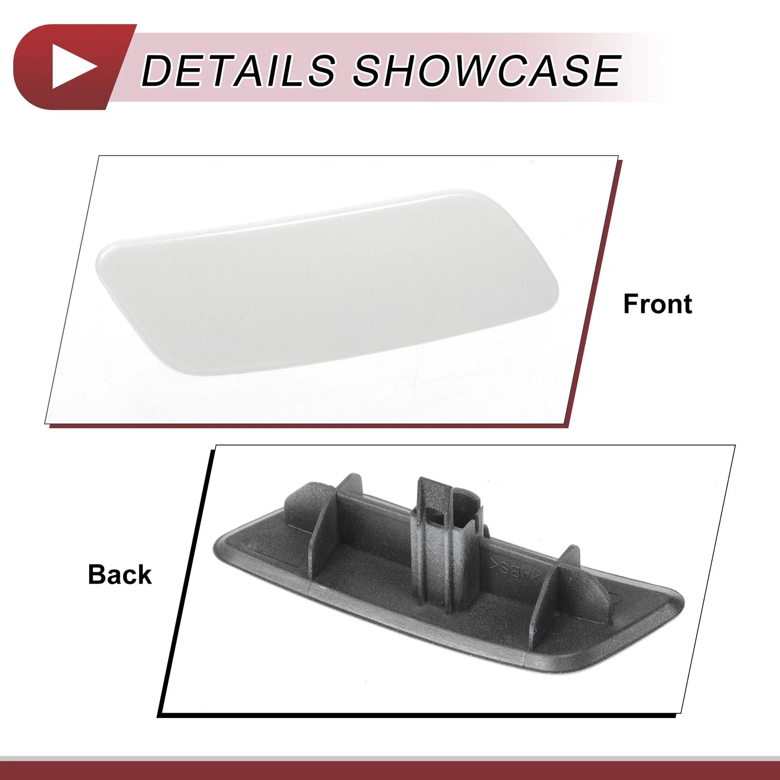 Washer Nozzle Cover Cap for Lexus GS200t (2016–2019) White